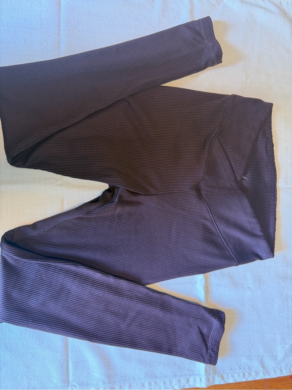 Ribbed low-Waist Leggings brown